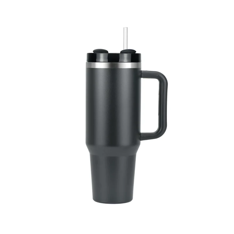 Tumbler Waterfles - Geïsoleerde Drinkbeker met Rietje