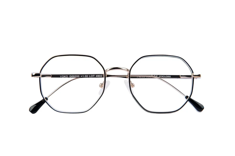 Leesbril Yoko G69200 zwart-goud
