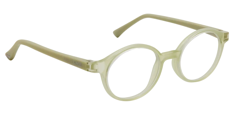 Charly transparant feather green, maat 38
