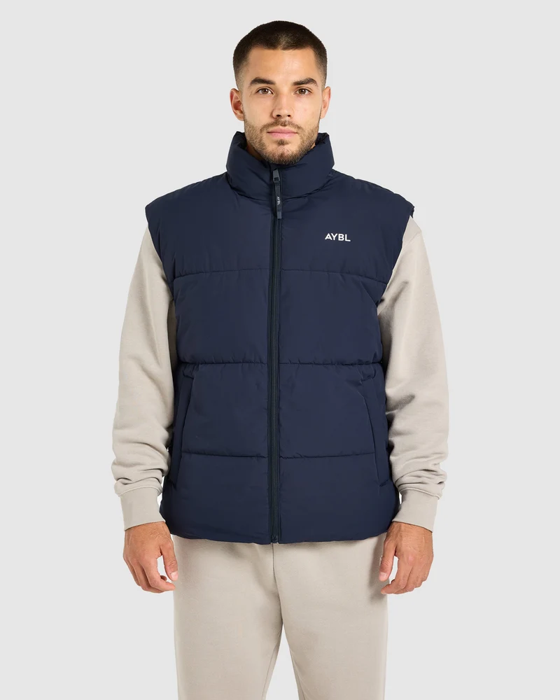 Classic Puffer Gilet - Navy