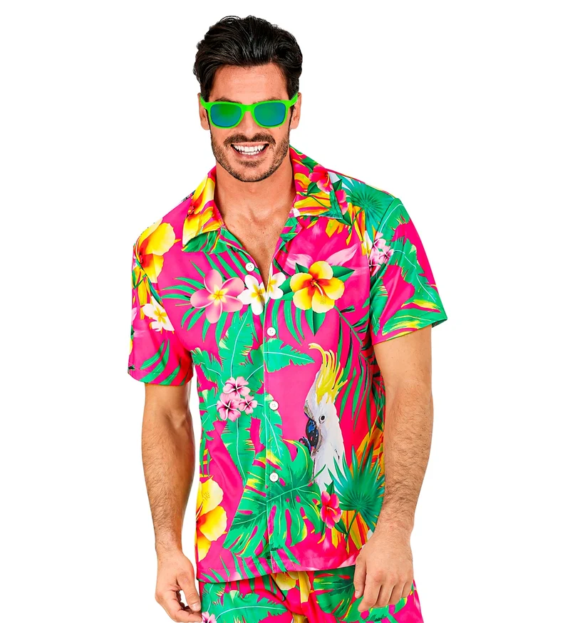 Zomer partyshirt Parrot
