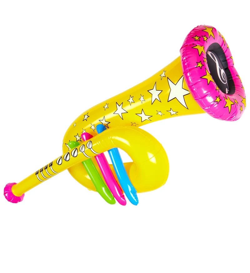Opblaasbare tuba Chris geel