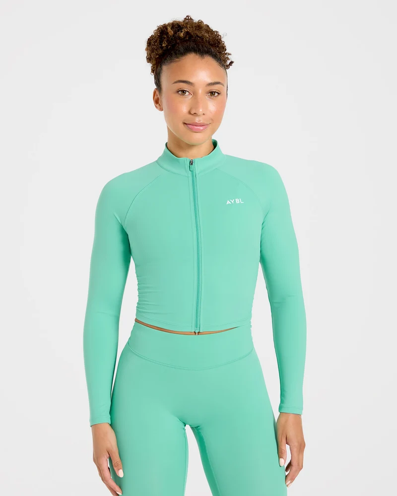 Physique Zip Up Jacket - Summer Groen
