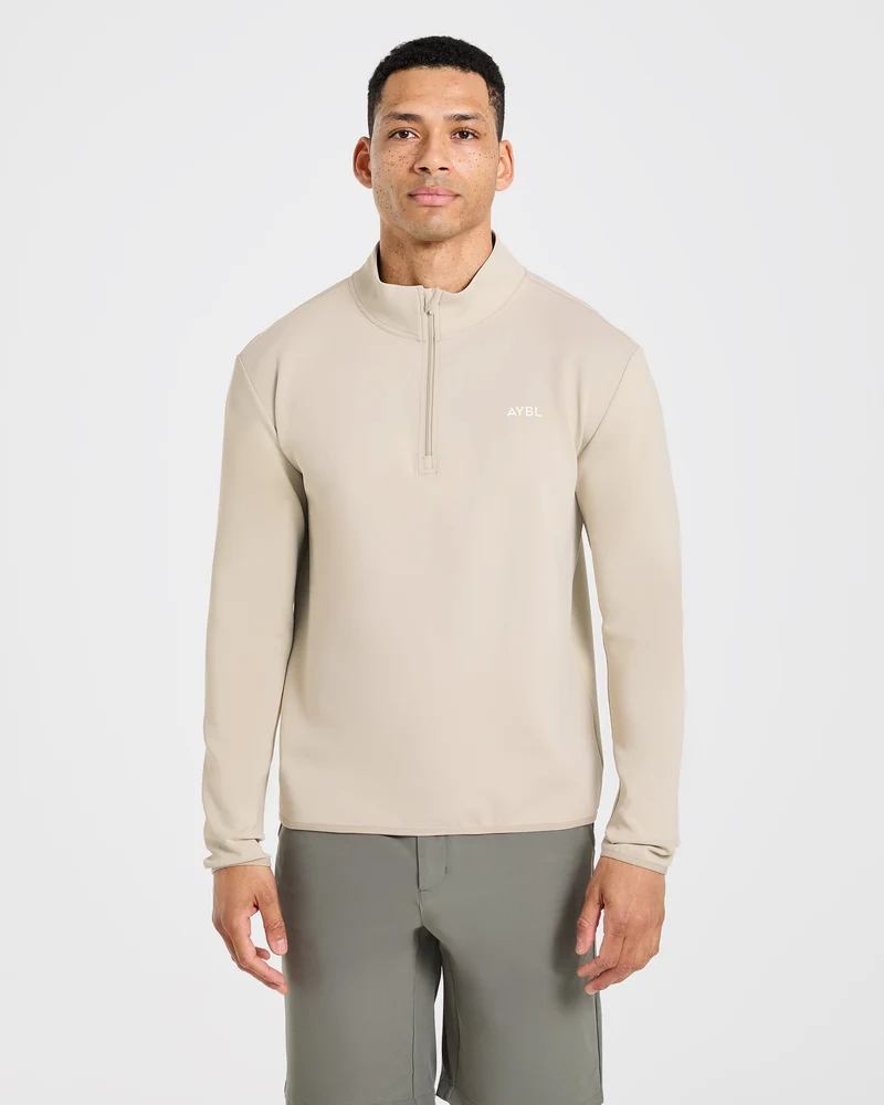 Precision 1/4 Zip Pullover - Sand