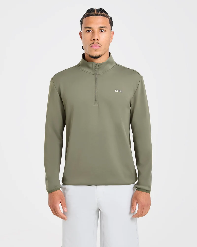 Precision 1/4 Zip Pullover - Deep Sage
