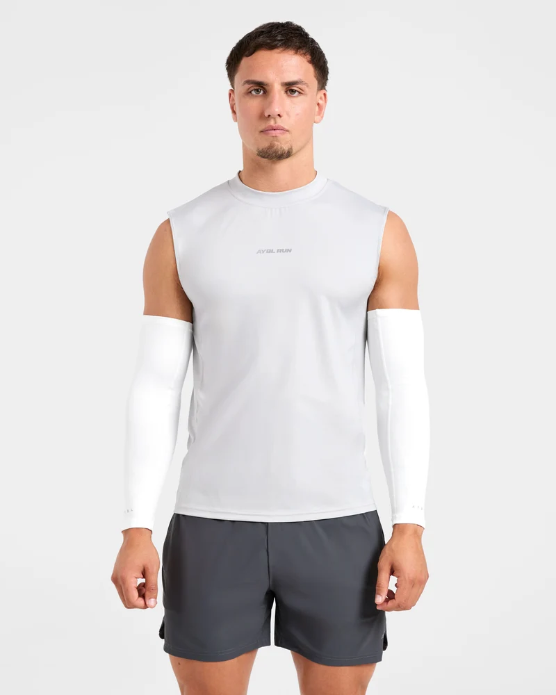 Base Layer Arm Sleeves - Wit