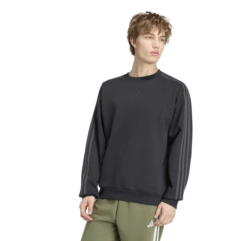 THREE STRIPES fleece trui