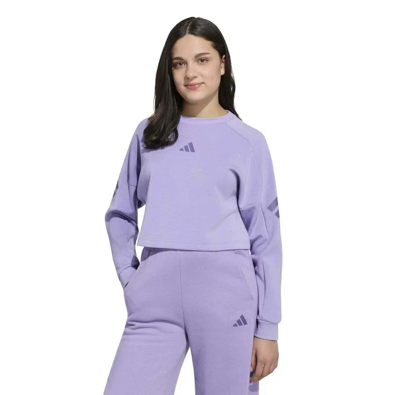 THREE STRIPES crew neck trui