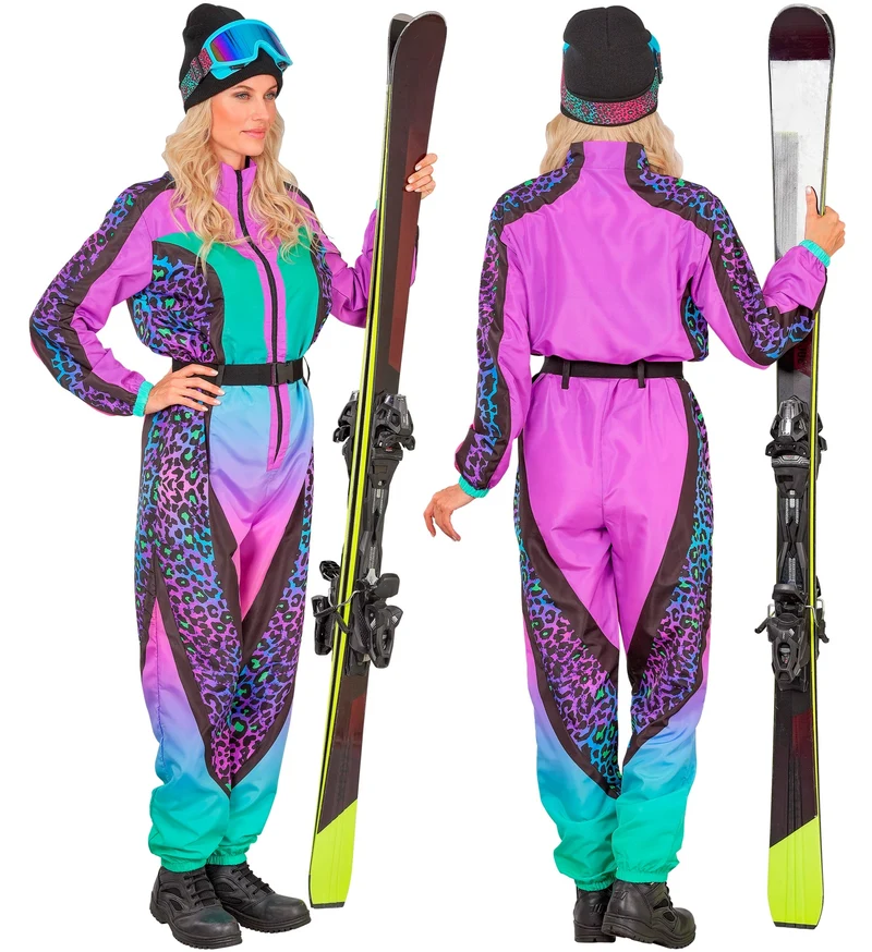 Fout ski pak snowboarder luipaard multi dames