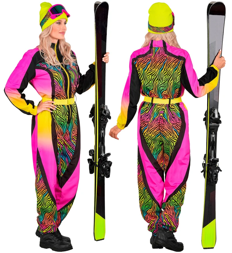Fout ski pak snowboarder zebra multi