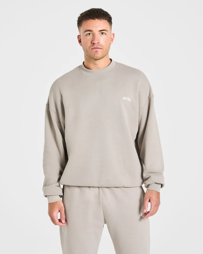 Essential Oversized Sweater - Stone