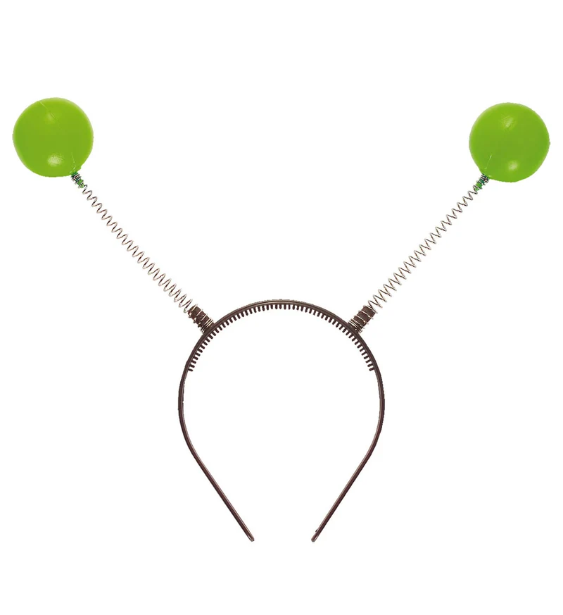 Hoofdband met groene antennes