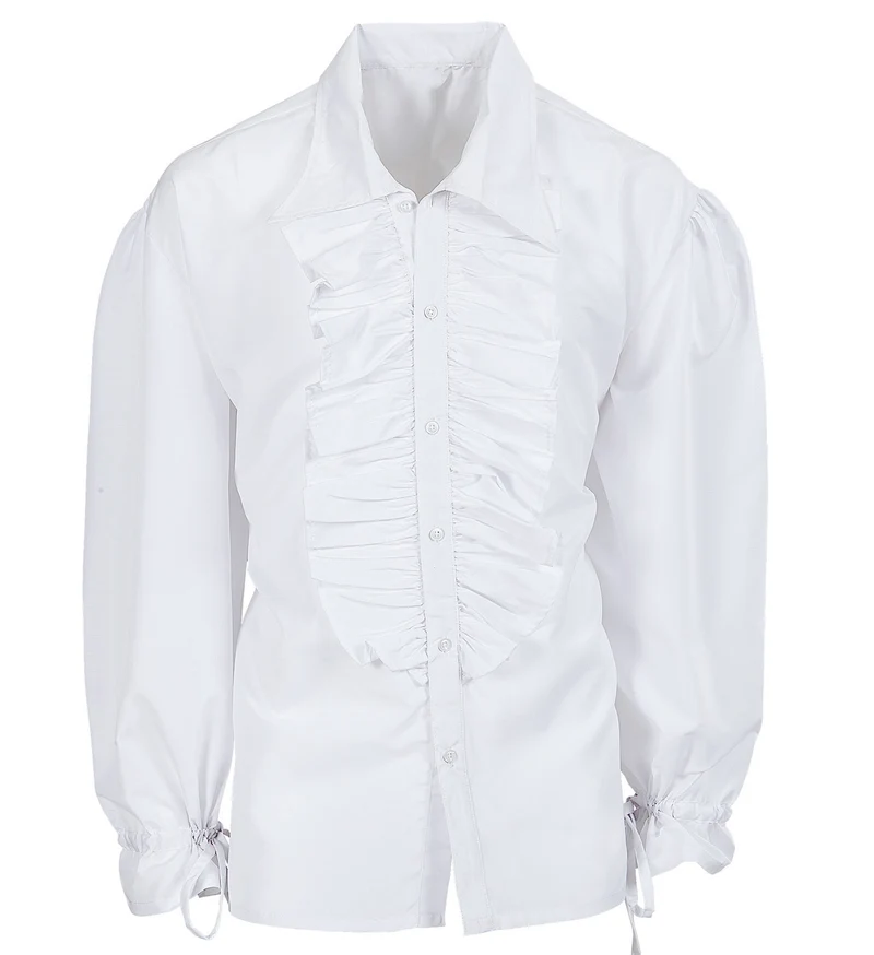 Witte blouse met ruches