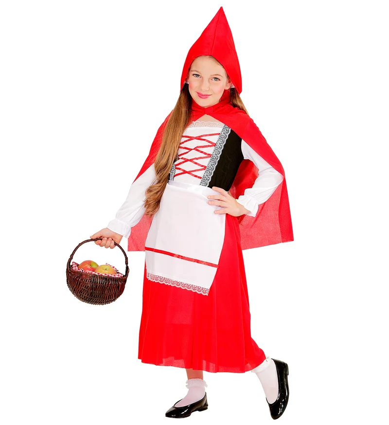 Roodkapje jurkjes voor meisjes - maat 140 cm