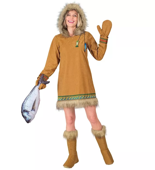 Eskimo dame kostuum Roos dames