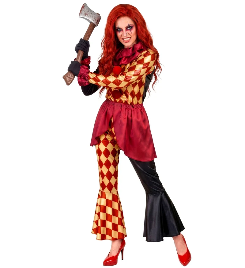 Horror clown kostuum Sara dames