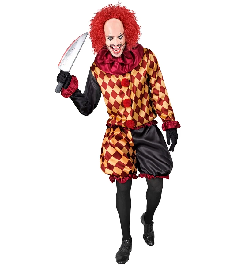 Horror clown kostuum Lars heren