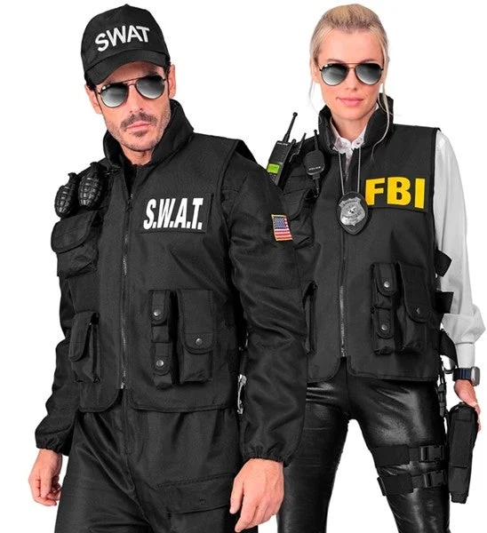 Swat vest fbi/politie kostuum Siem heren