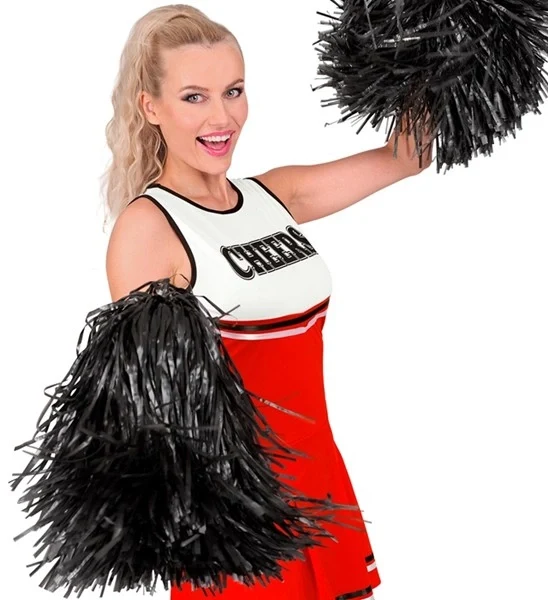 Pom pom zwart Niek