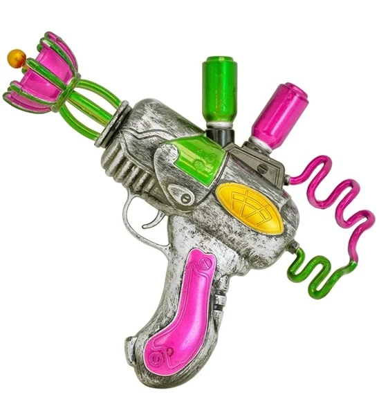 Steampunk straal pistool 25cm Niek