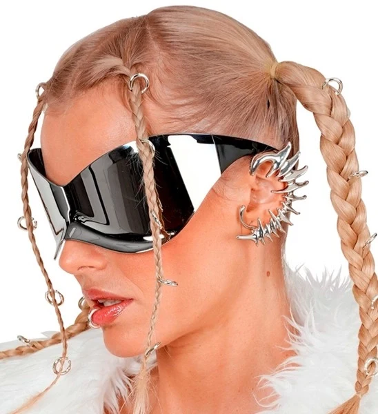 Bril spiegelglas oversized Eva