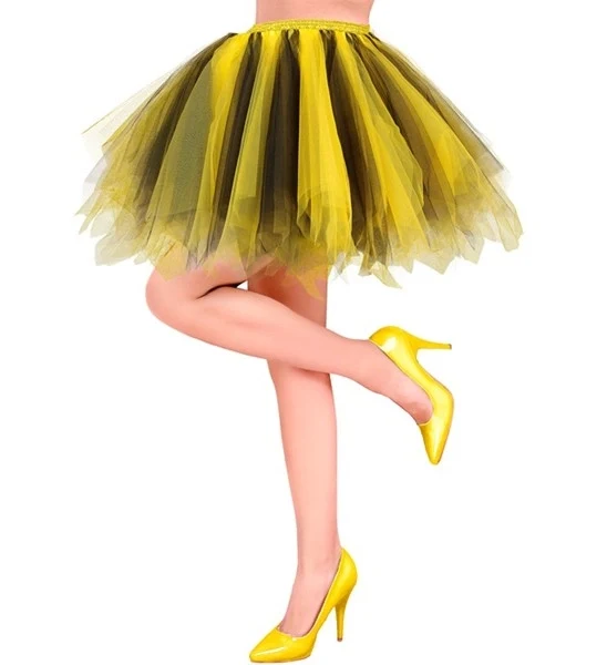 Tutu geel/zwart Nora bijtjek