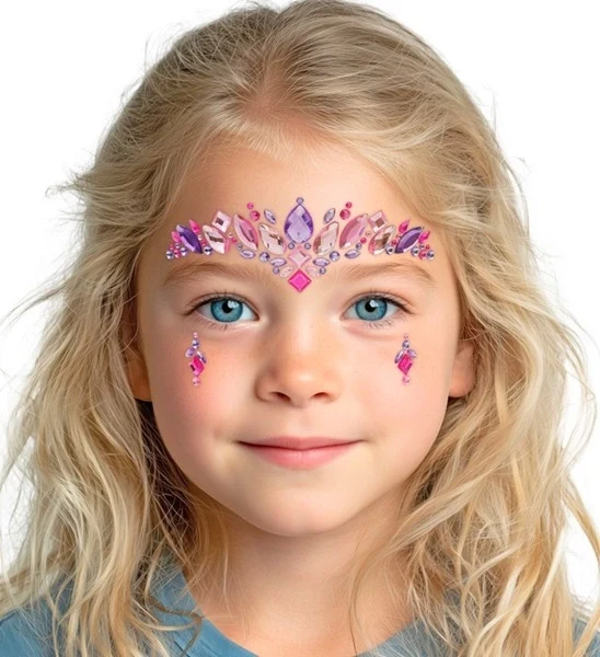 Gezichtsdecoratie prinses Juliette kind