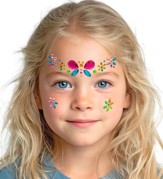 Gezichtsdecoratie vlinder Lara kind
