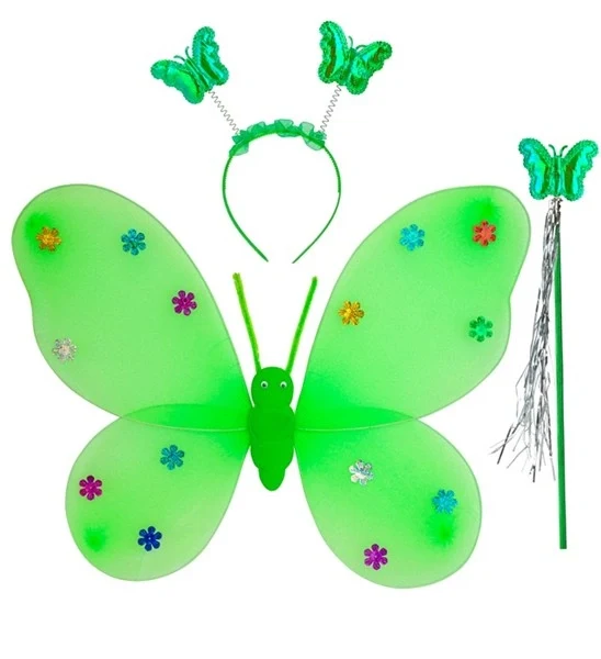 Vlinder set groen Stijn