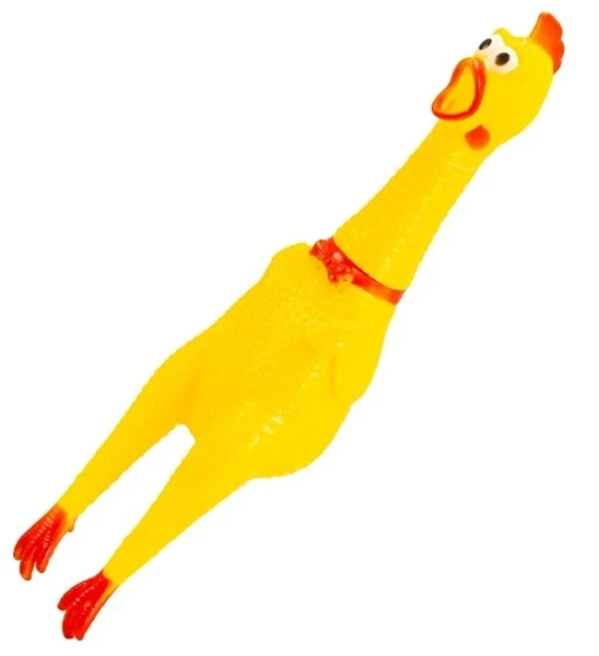 Schreeuwende kip 38cm Emma