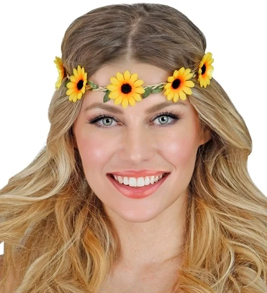 Hoofdband zonnebloem Vera