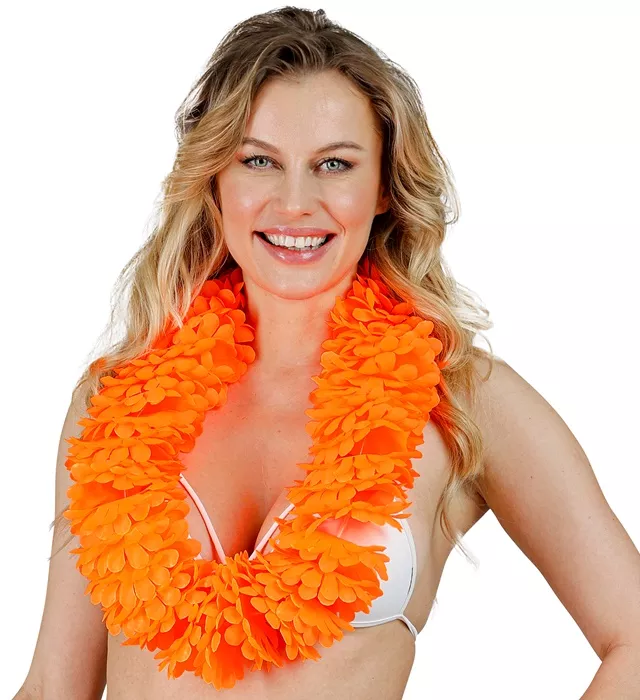 Hawaii krans oranje Ilse