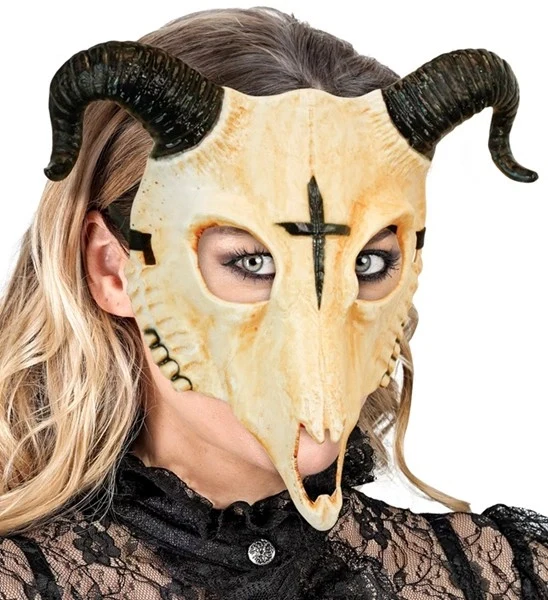 Masker ram schedel satanisch Niek
