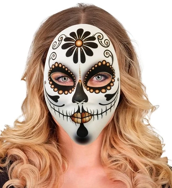 Masker dag van de doden vrouw Liv