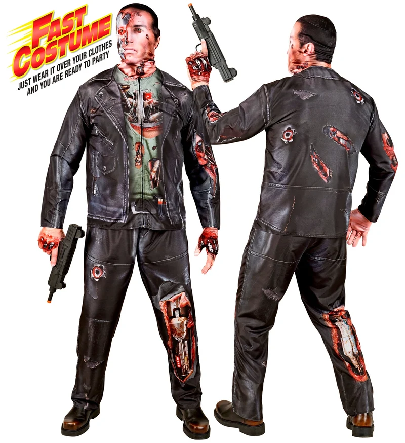 Cyborg kostuum Timo zombie