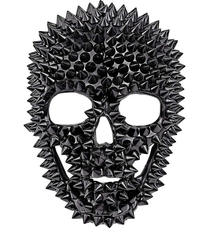 Masker schedel zwart met nage Vera