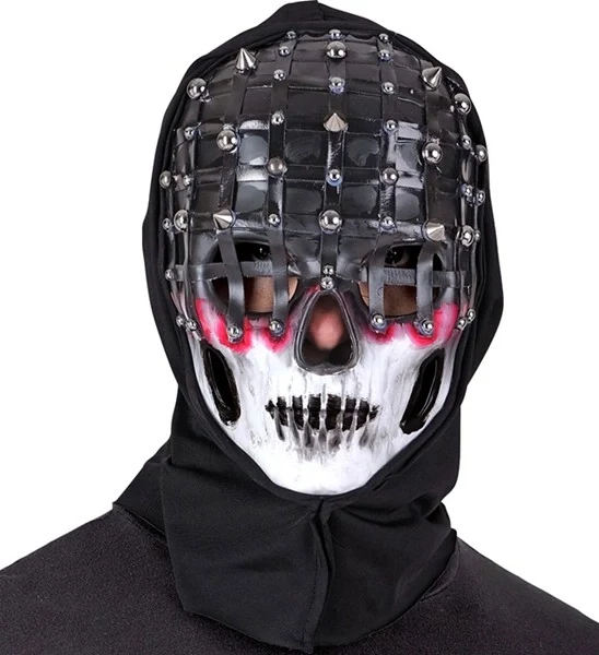 Masker living dead met kap en nagels Ilse