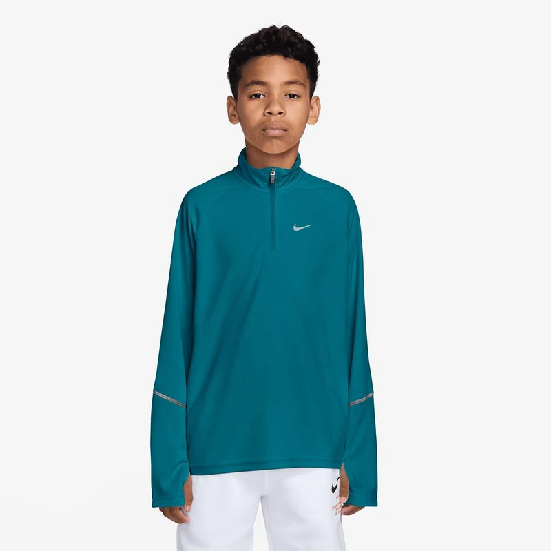miler big kid's dri-fit 1/2-zip shirt
