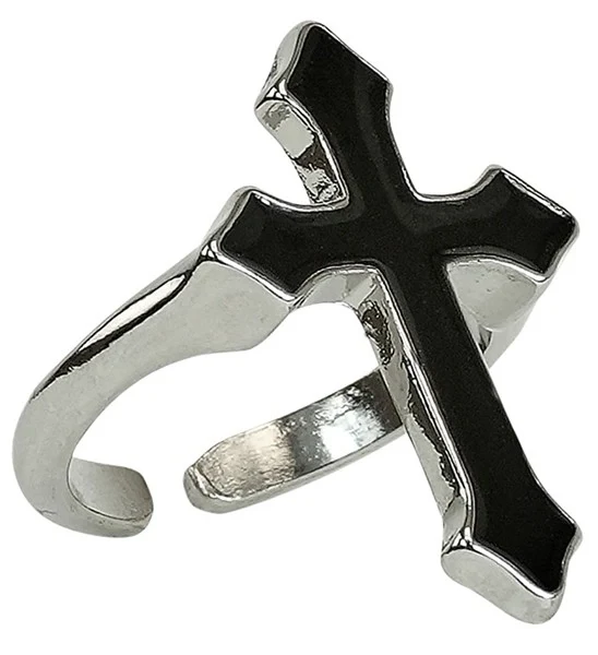 Ring kruis zwart kostuum Olivia