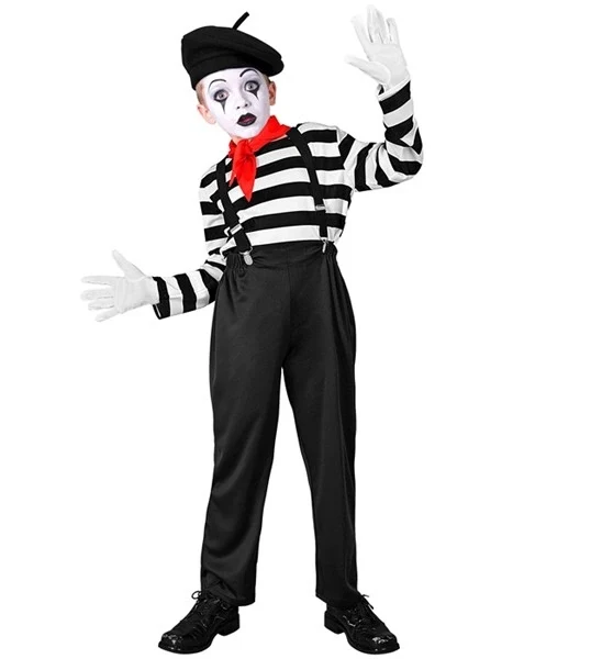 Pantomime jongen kostuum Niels kind