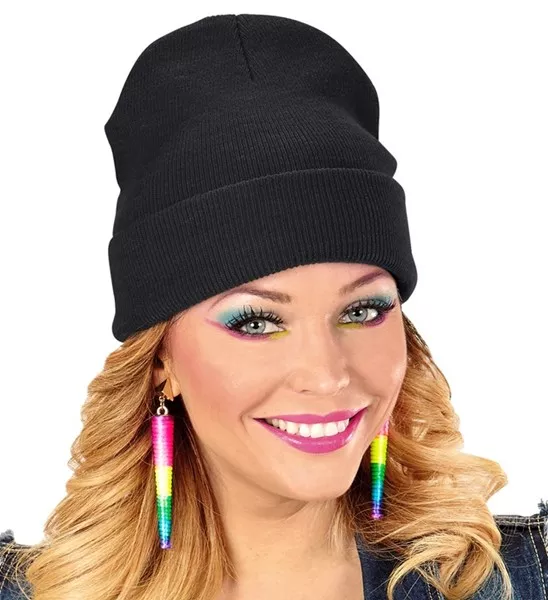 Beanie zwart muts Luuk