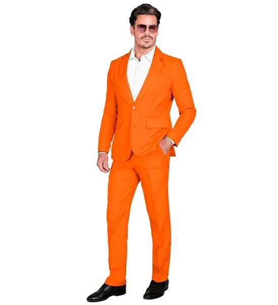 Kostuum oranje suit