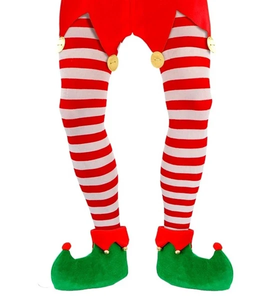 Panty gestreept rood / wit Elf