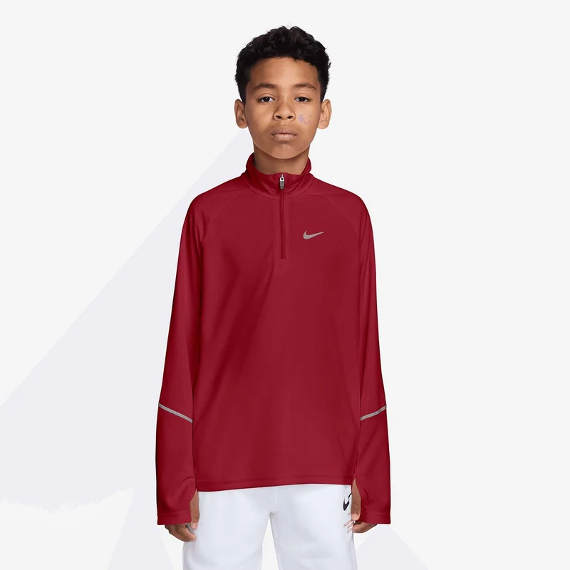 miler big kid's dri-fit 1/2-zip shirt