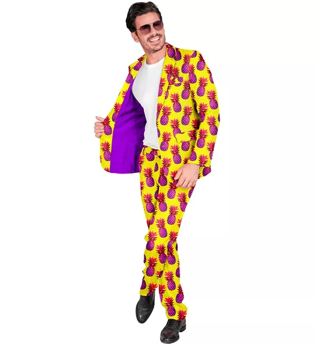 Kostuum neon ananas suit