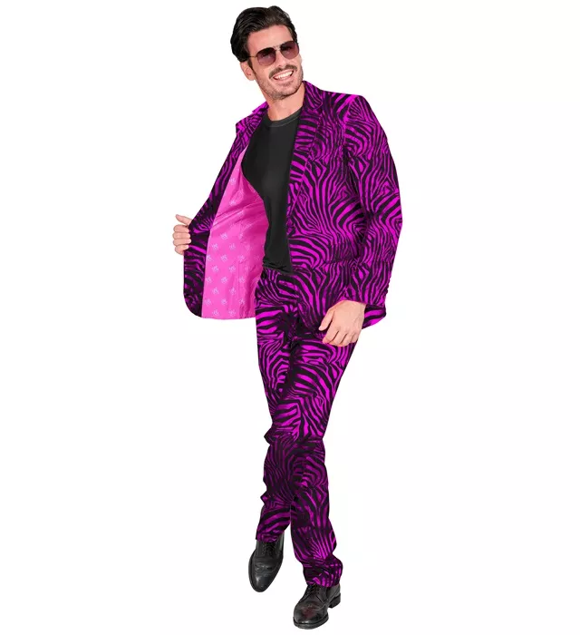 Kostuum dierenprint roze
