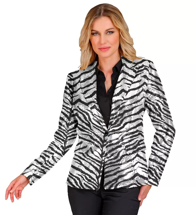 Paillettenjas zebra