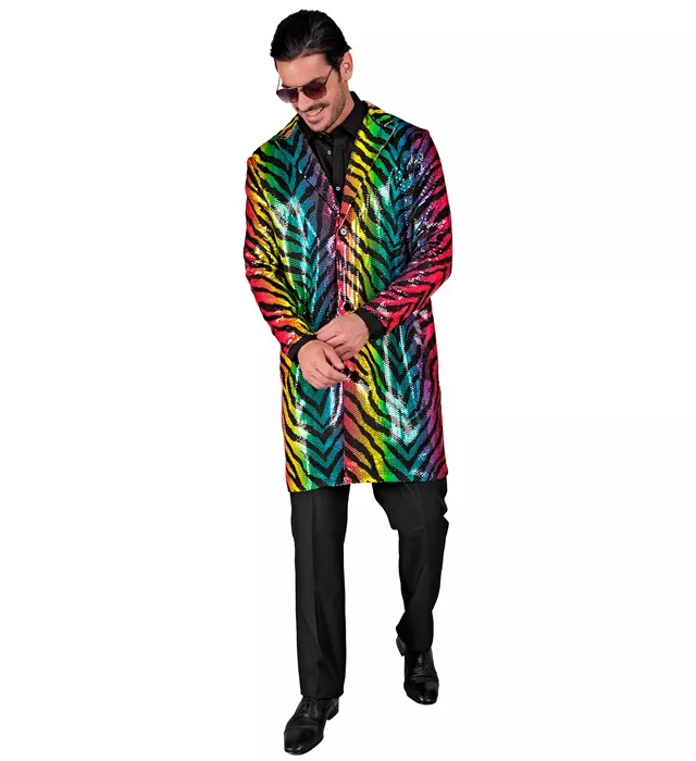 Paillettenjas tijger regenboog
