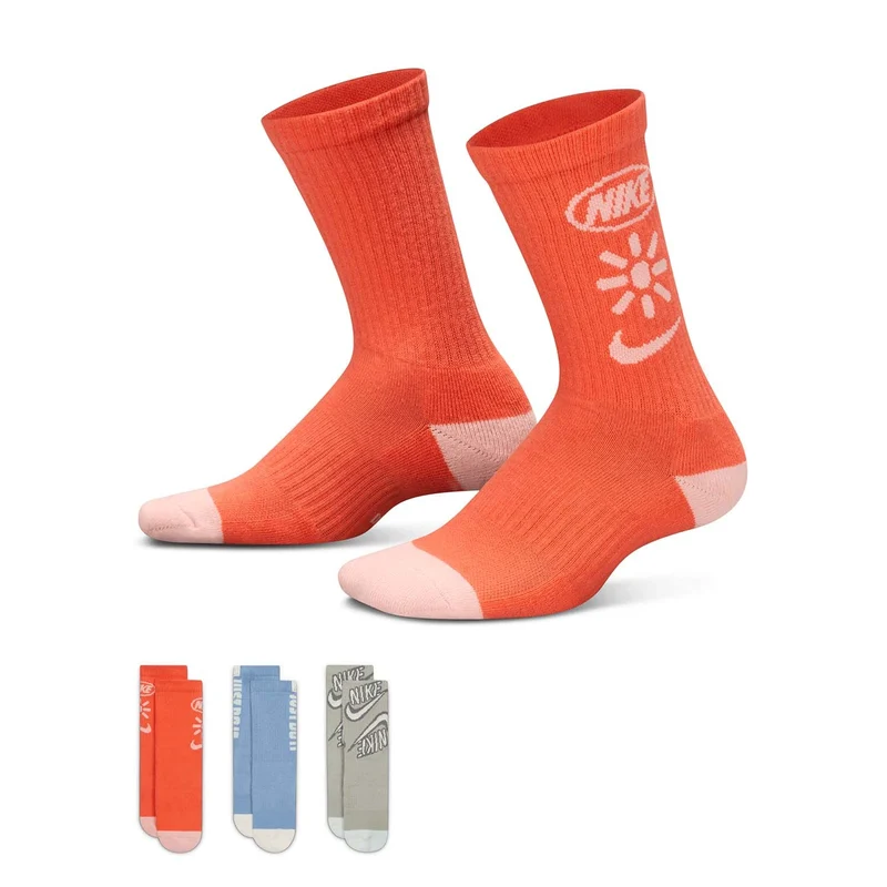 Everyday Plus Kids' Cushioned Crew Soken (3 paar)