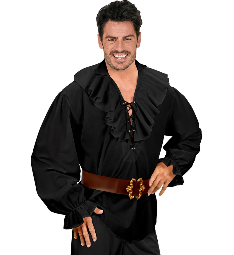 Piratenshirt zwart Danny